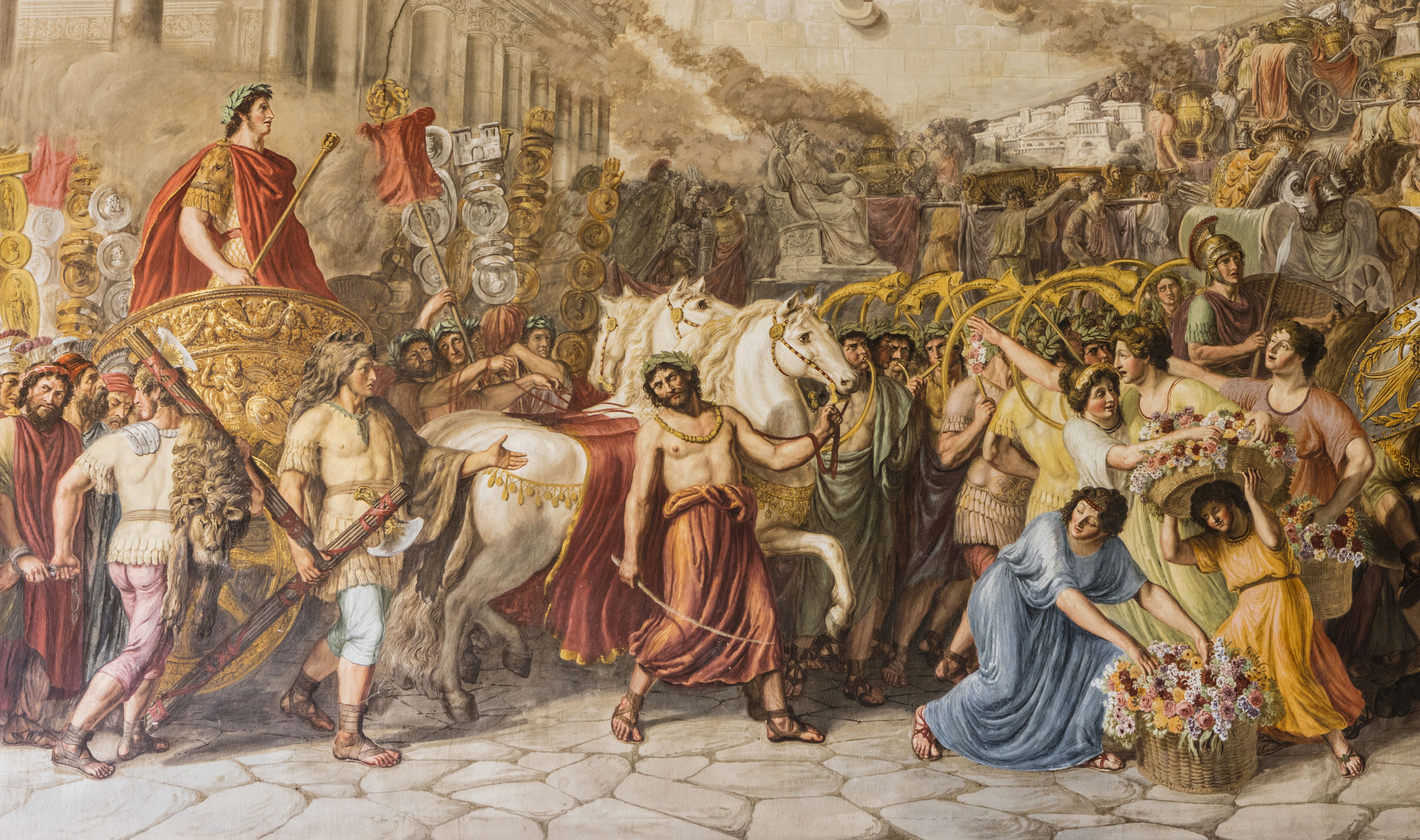 Sala delle Guardie, il trionfo di Traiano