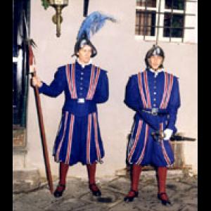 Portrait of two Swiss Guards