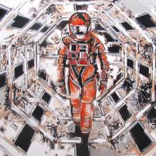 titolo delll'opera a space odyssey di Andrea Gnocchi - Kubrik
