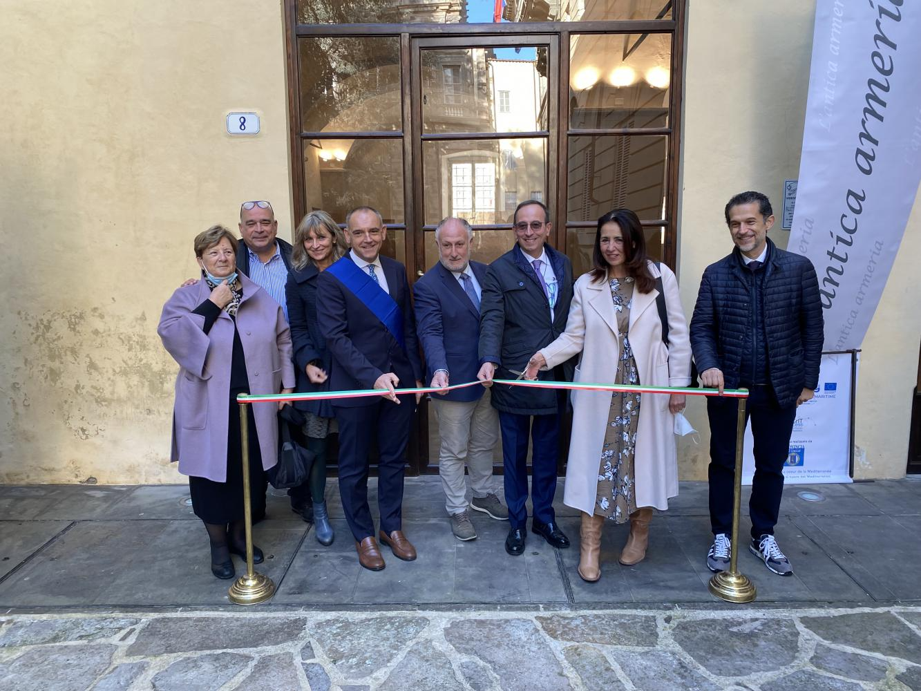 Taglio del nastro dei nuovi locali di Palazzo Ducale