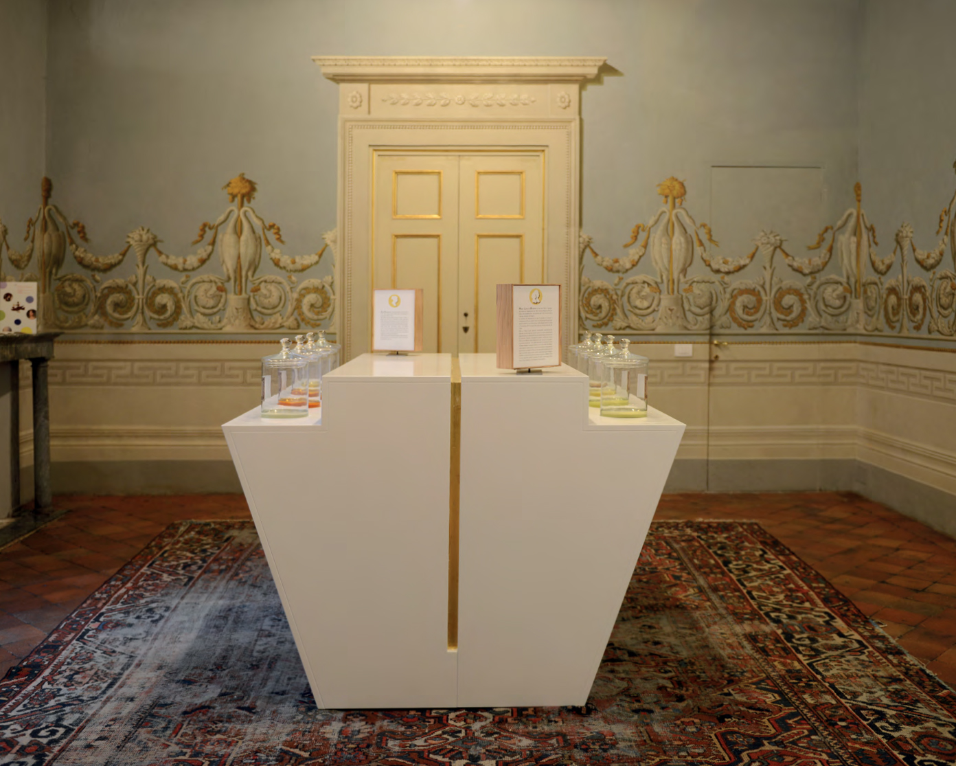 Una sala del percorso olfattivo del Teatrino di Elisa