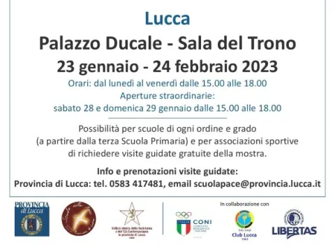 Mostra Sport, Sportivi e Giochi Olimpici Nell'Europa in Guerra (1936-1948) Mostra Sport, Sportivi e Giochi Olimpici Nell'Europa in Guerra (1936-1948)