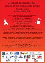 Locandina eventi del25 novembre a Palazzo Ducale
