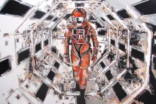titolo delll'opera a space odyssey di Andrea Gnocchi - Kubrik