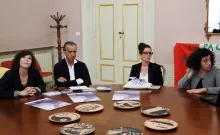 Emmanuelle Potier, Alessandro Pardossi, Cristina Escobar e Delphine Gatinos