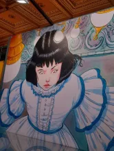 Lucca Comics and Games 2022 - Palazzo Ducale - Opera dell'artista Chris Riddel