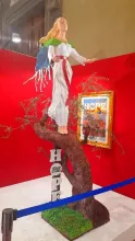 Lucca Comics and Games 2022 - Palazzo Ducale - La Dama Hope - realizzata in cioccolato dalla pasticceria lucchese di Damiano Carrara