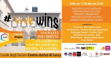 Locandina illustrativa "una piazza per i diritti"