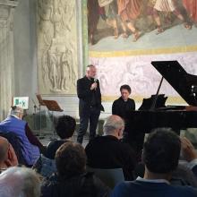Palazzo Ducale Andrea Lucchesini e Giovanni Bietti lezzione di musica di chopin